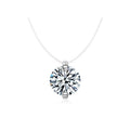 Cartier 1-3CT Moissanite Enhanced Nvlon Thread Band Necklace