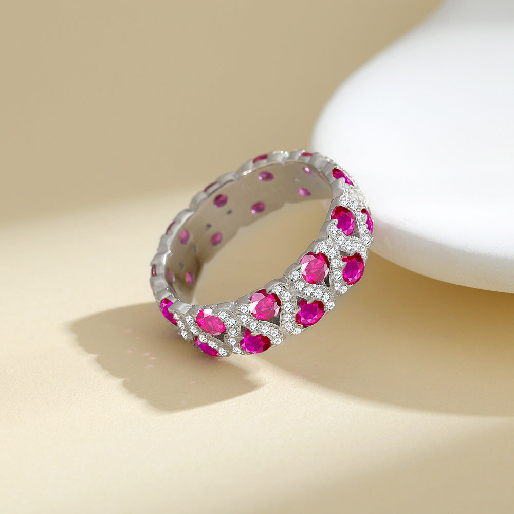 Cartier 6.5MM Wide Band ColorfuRings in Moissanite Ring