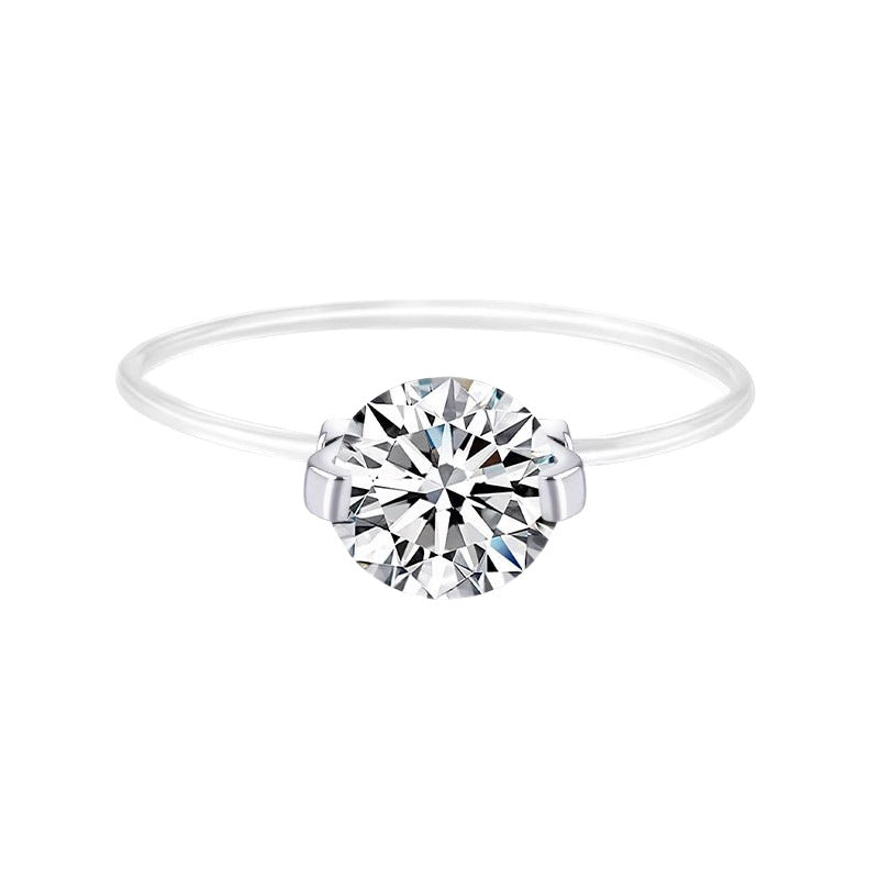 Cartier 1-3CT Moissanite Enhanced Nvlon Thread Band Necklace