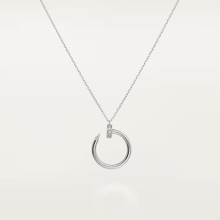 Cartier Necklace Juste Un Clou Pendant, Diamonds, Head and Tail