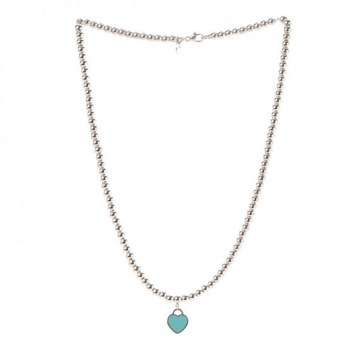 18K Return to Tiffany Heart Tag Bead Necklace