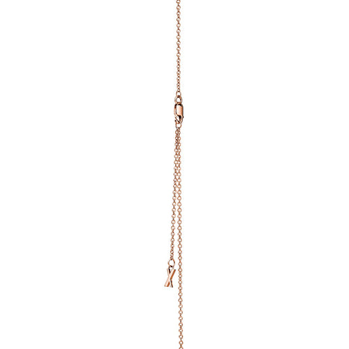 18K Tiffany Atlas X Closed Interlocking Pendant Necklace
