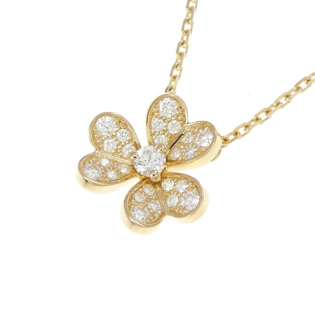 Frivole Mini Pendant Necklace 18K Yellow Gold with Diamond