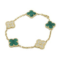 Alhambra Bracelet 18K Yellow Gold
