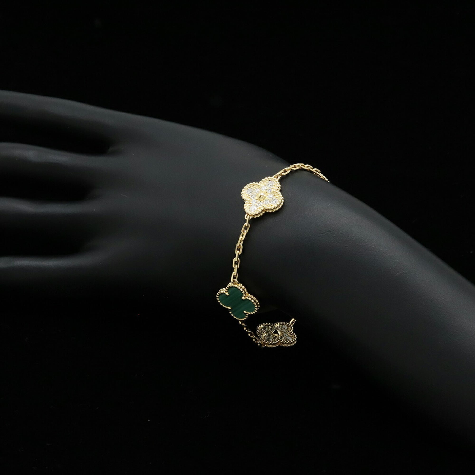 Alhambra Bracelet 18K Yellow Gold