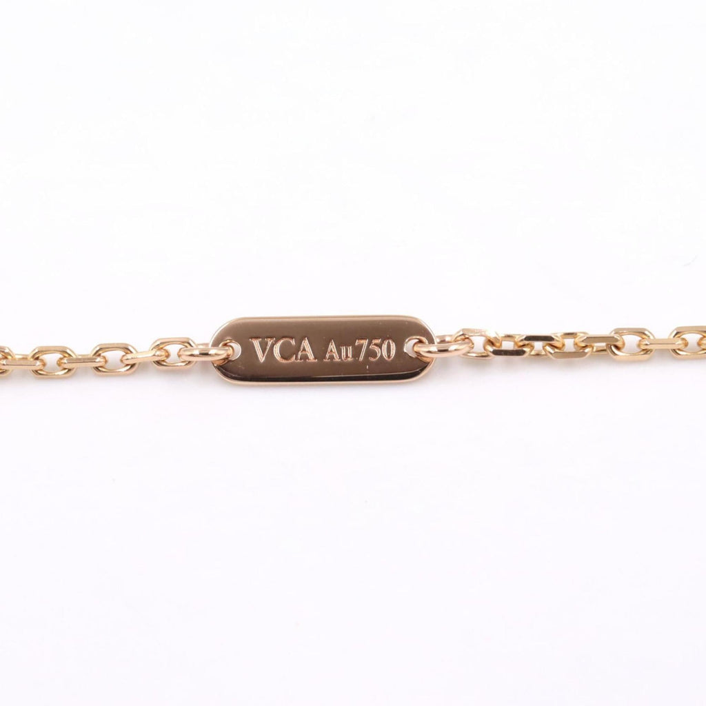 De Papillon Pendant Necklace 18K Rose Gold with Diamond and Sapphire