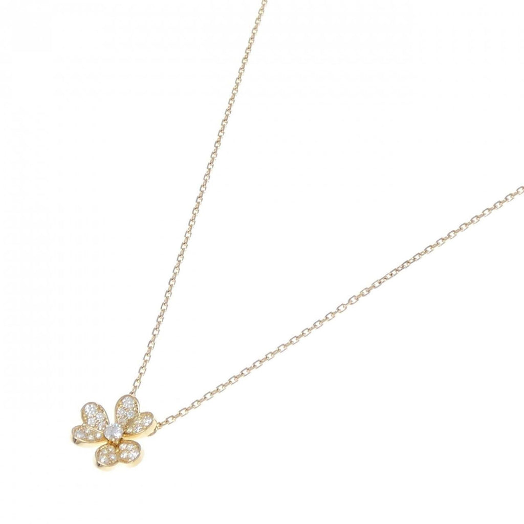 Frivole Mini Pendant Necklace 18K Yellow Gold with Diamond