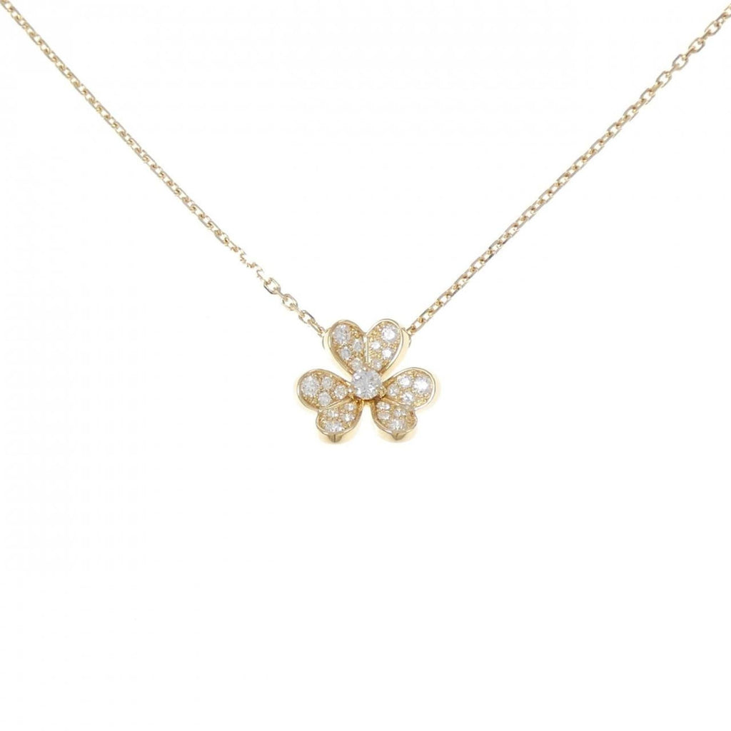 Frivole Mini Pendant Necklace 18K Yellow Gold with Diamond