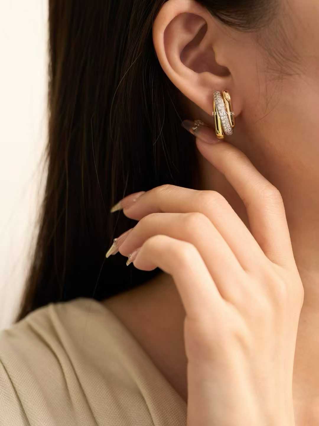 Cartier Lux Cartier Trinity Earrings