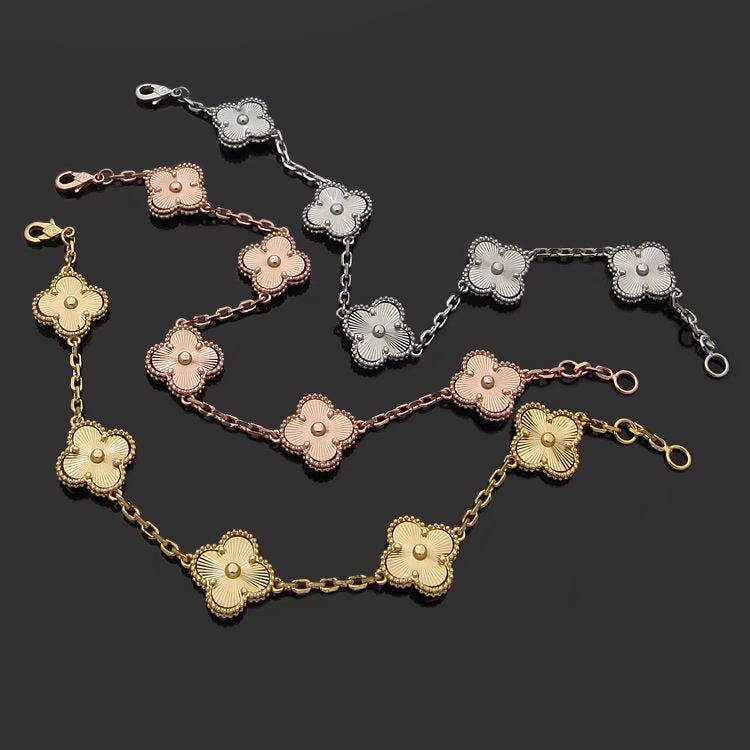 Van Cleef & Arpels Fashion new bracelet for lady jewelry about 20cm high quality gold plated jewelry