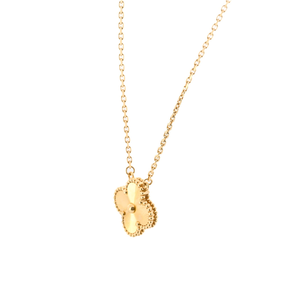 Van Cleef & Arpels | Alhambra Necklace, 16.5" - 18K Yellow Gold