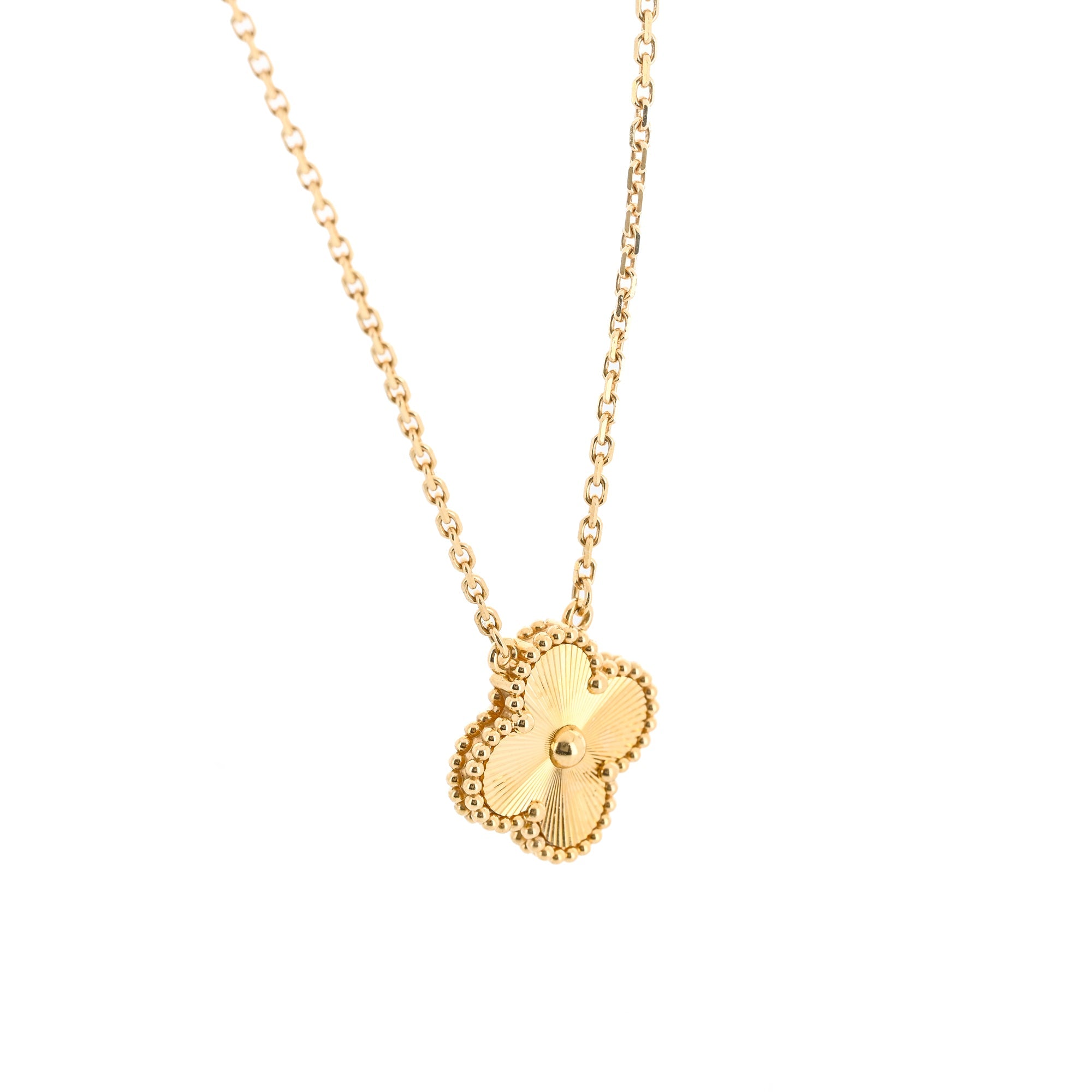 Van Cleef & Arpels | Alhambra Necklace, 16.5" - 18K Yellow Gold