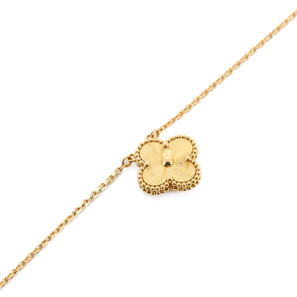 Van Cleef & Arpels | Alhambra Necklace, 16.5" - 18K Yellow Gold