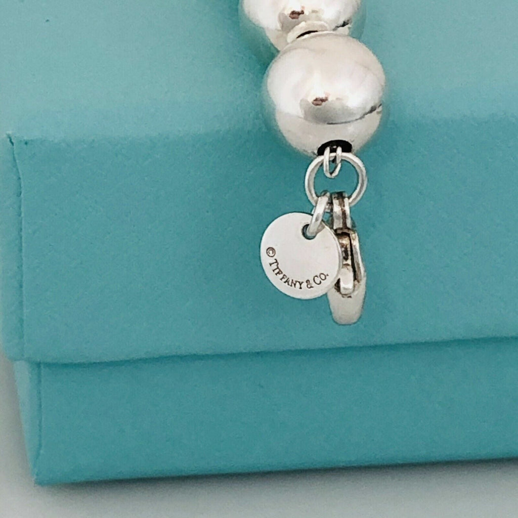 TiffanyNecklace 20” Mens Tiffany & Co HardWear Necklace 10mm Bead Ball in Sterling Silver