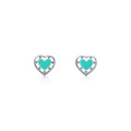 Tiffany Earrings Return to Tiffany Love Tiffany Blue Heart Earrings in Silver, Mini