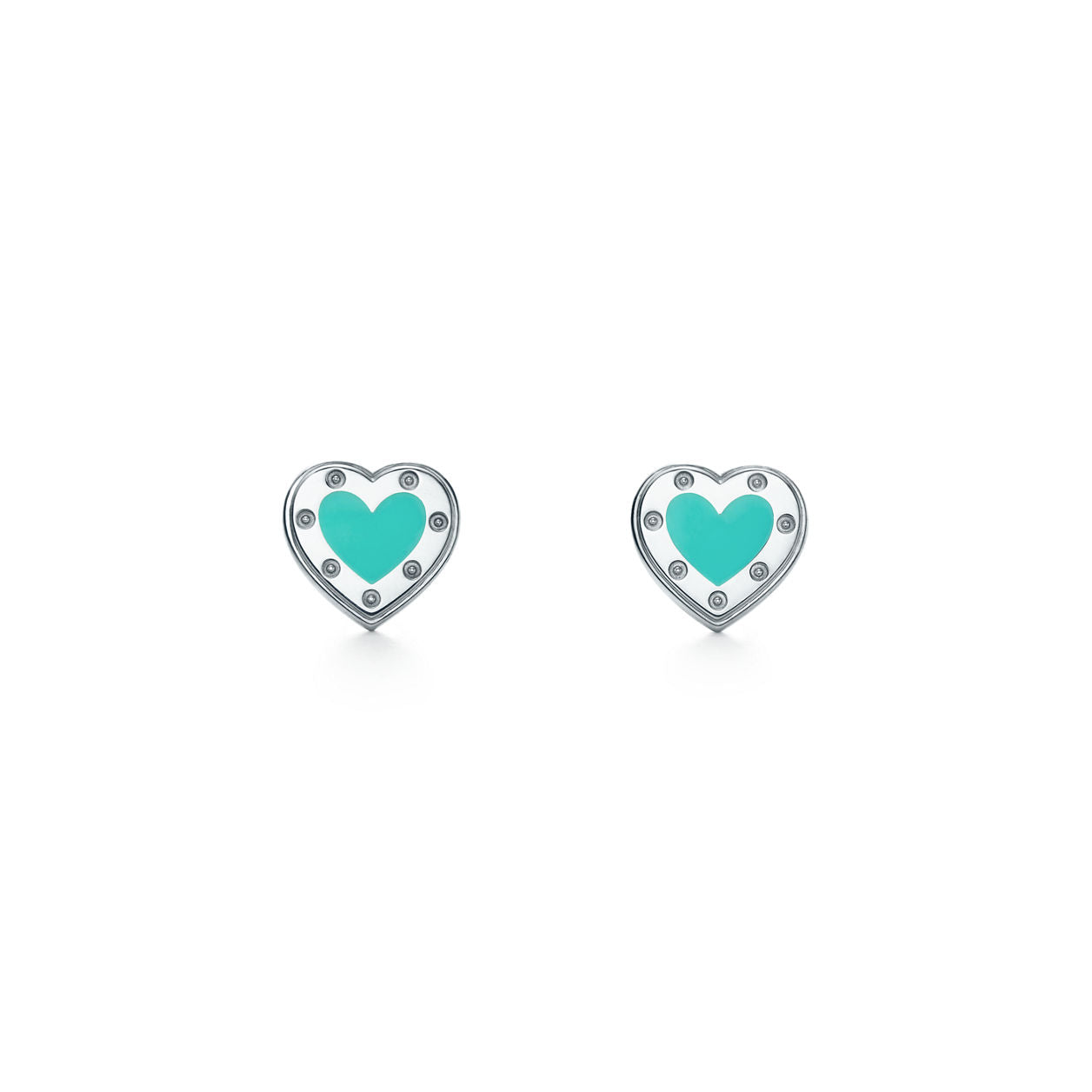 Tiffany Earrings Return to Tiffany Love Tiffany Blue Heart Earrings in Silver, Mini