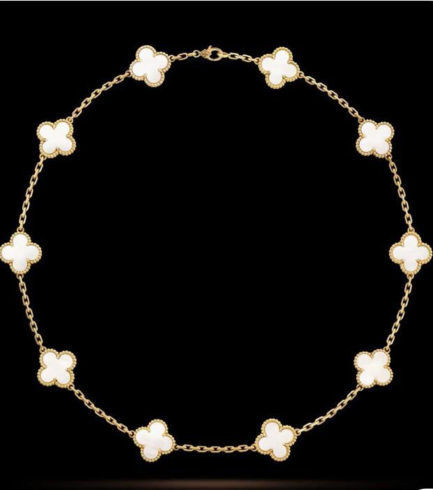 Van Cleef & Arpels Necklace 316L steel plating gold Jewelry 45CM/75CM  Jewelry