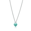 TiffanyNecklace Return to Tiffany Full Heart Necklace in Sterling Silver with Tiffany Blue