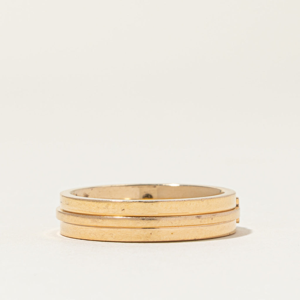 'Tiffany & Co' Tiffany Ring T Wide Ring in Yellow Gold | 5.5mm | SZ 10.5