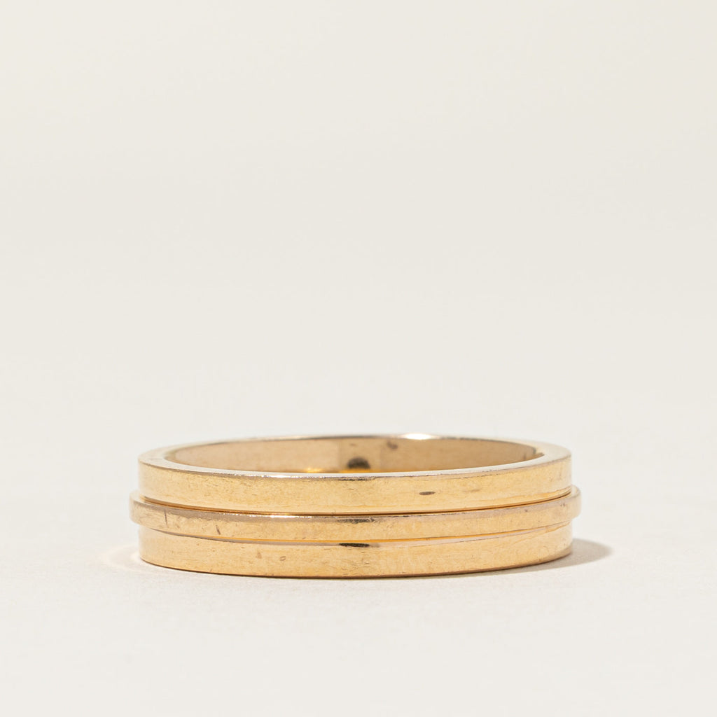'Tiffany & Co' Tiffany Ring T Wide Ring in Yellow Gold | 5.5mm | SZ 10.5
