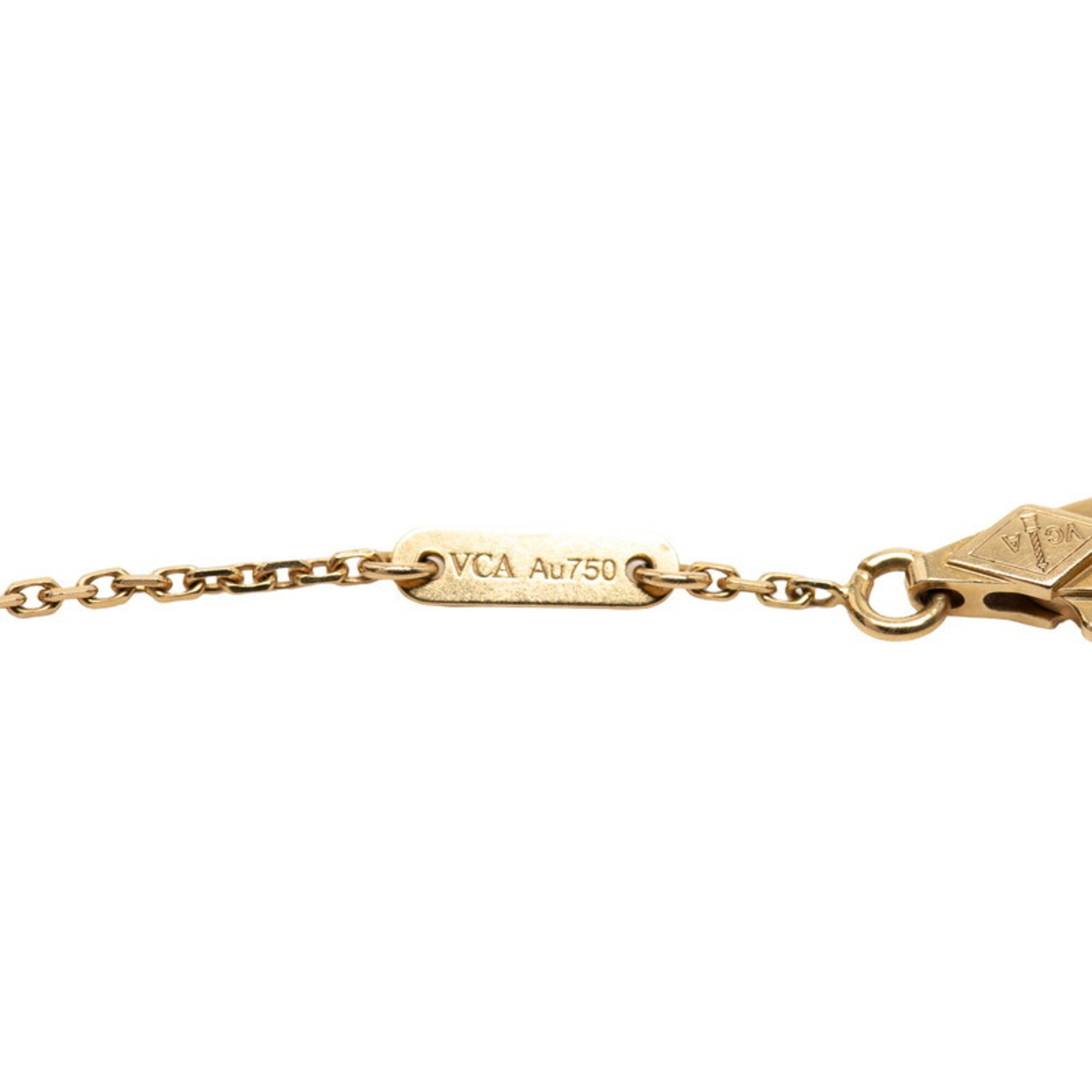 Charm Bracelet Yellow Gold With Mother Of Pearl