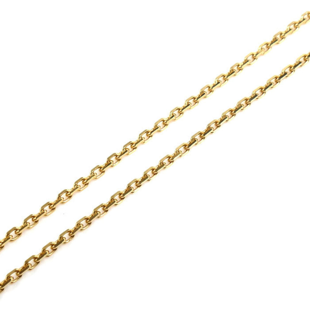 Vintage Alhambra Pendant Necklace 18K Yellow Gold and Onyx