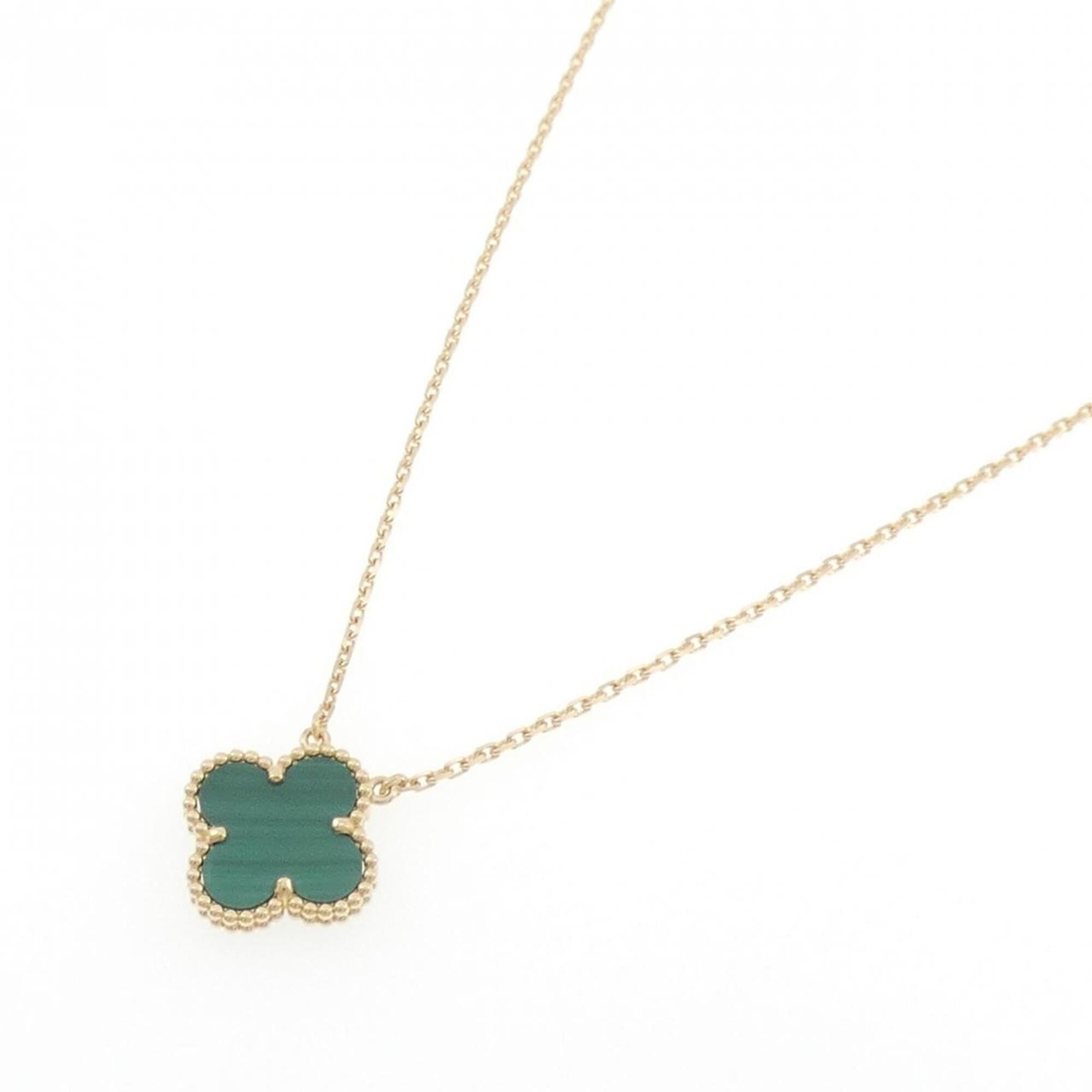 Vintage Alhambra Pendant Necklace Yellow Gold