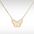 Lucky Alhambra Butterfly Pendant Necklace