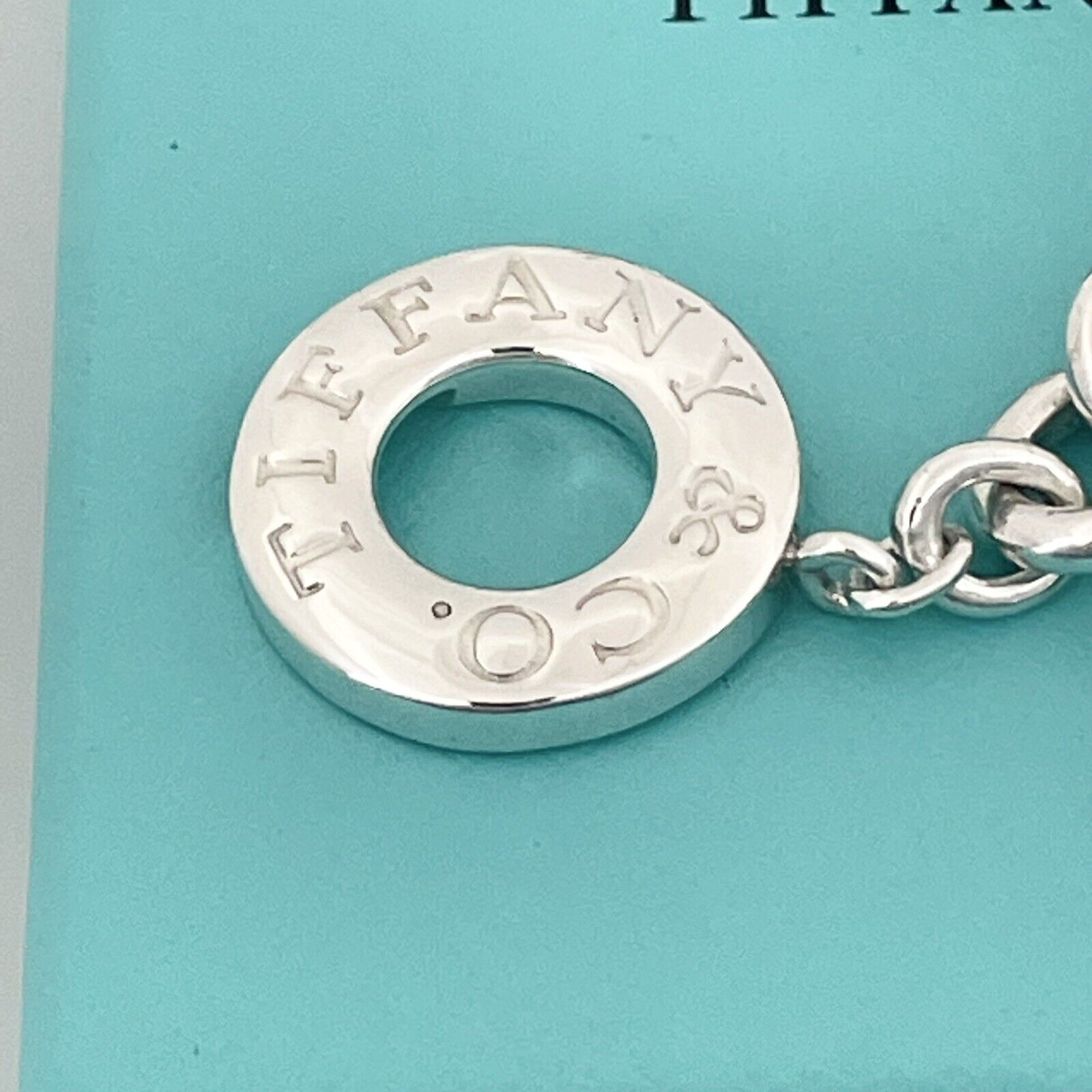 TiffanyNecklace 16.5" Return To Tiffany Heart Tag Toggle Necklace in Sterling Silver