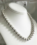 TiffanyNecklace 18.25" Tiffany HardWear Bead Ball Necklace 10mm Beads in Sterling Silver