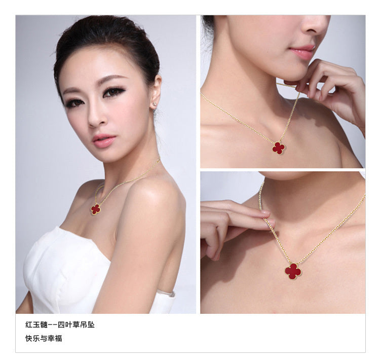 Van Cleef & Arpels Necklace Stainless steel gold plating Jewelry