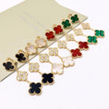 Van Cleef & Arpels Four leaf grass gilded Earrings   Jewelry