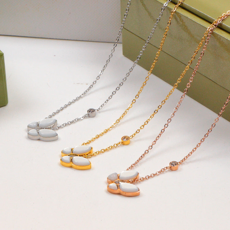 Van Cleef & Arpels Necklace 316L steel plating gold Jewelry