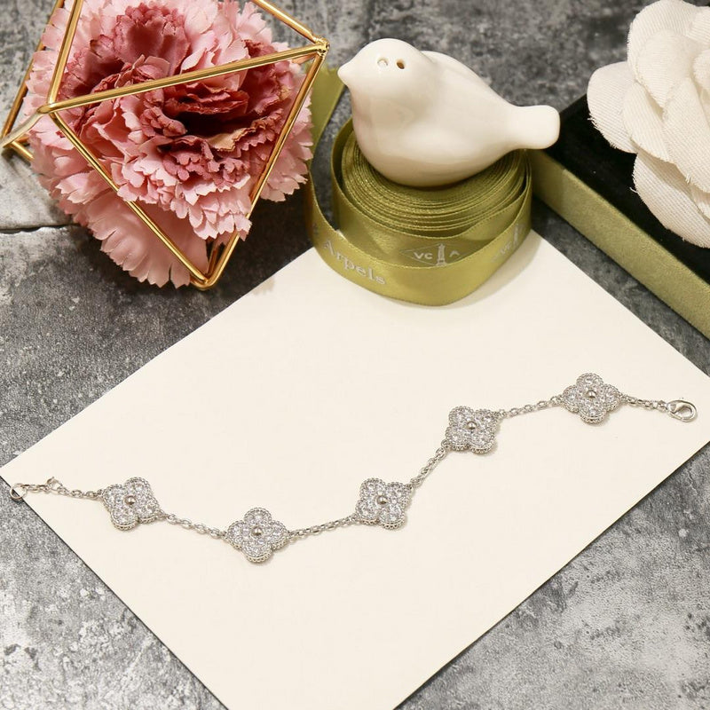 VAB14 Bracelet gold plated Jewelry diamond bracelet about 20cm Jewelry