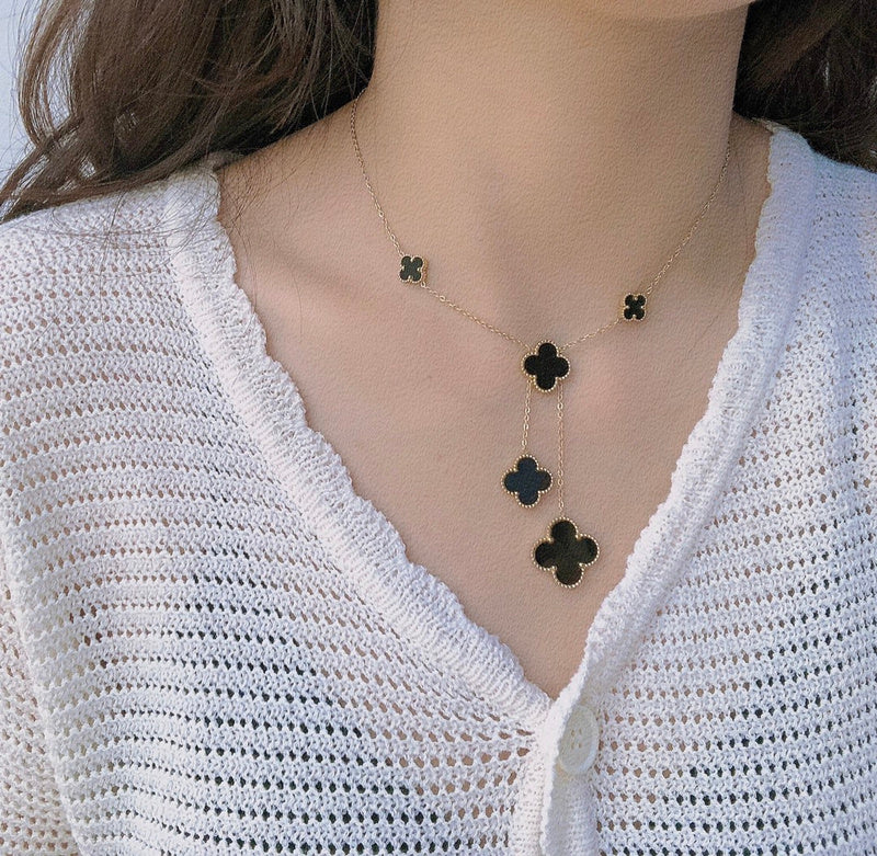 Van Cleef & Arpels  One black and one red necklace for women jewelry