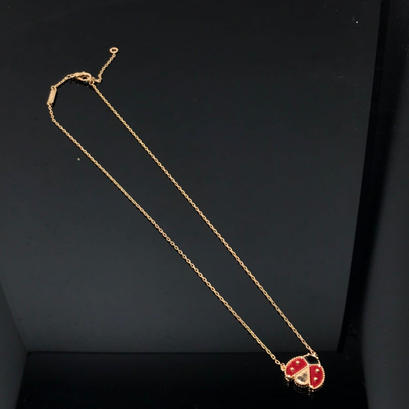 Van Cleef & Arpels  New open wings Ladybug necklace jewelry
