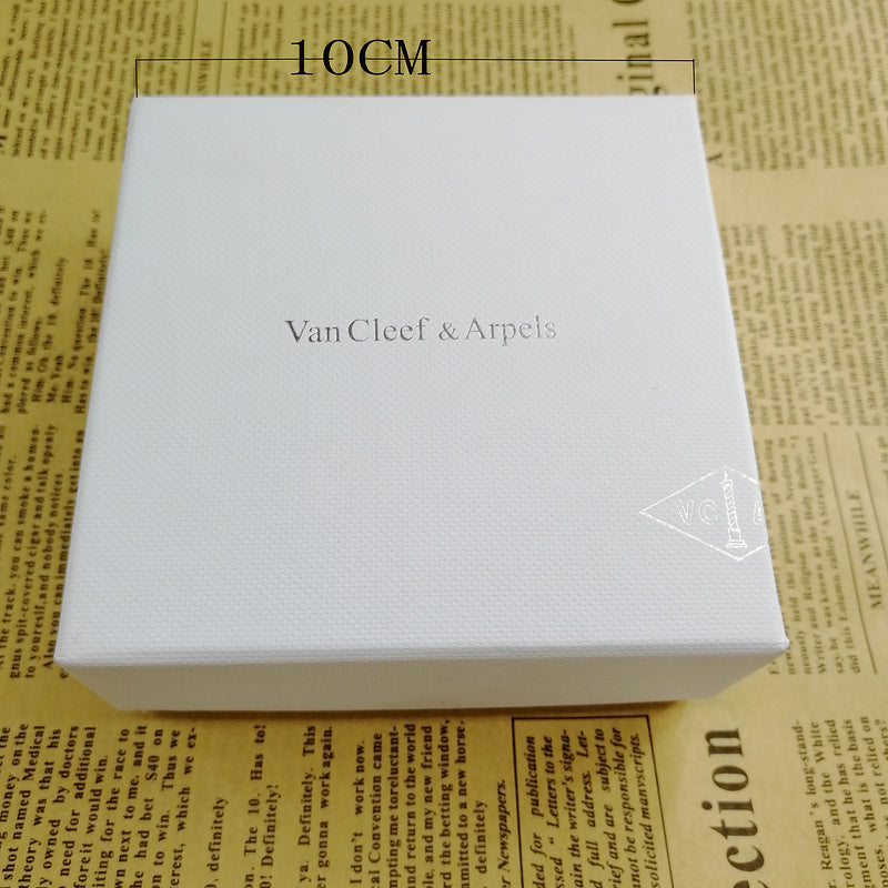 Van Cleef & Arpels Clover Bracelet single flower steel braceletabout 17cm+4cm extra   Jewelry