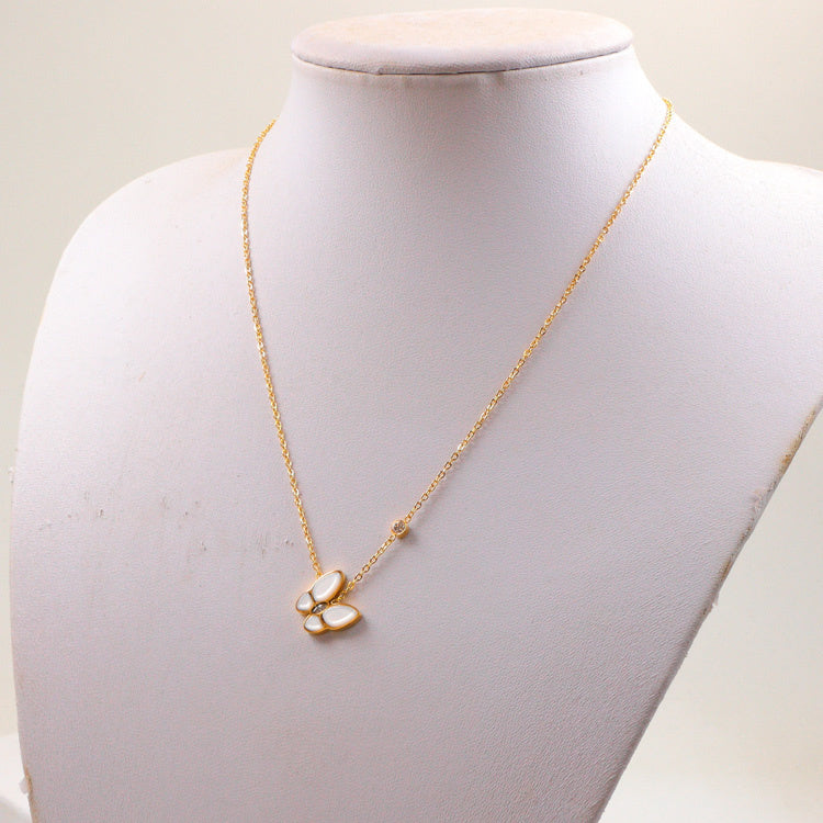 Van Cleef & Arpels Necklace 316L steel plating gold Jewelry