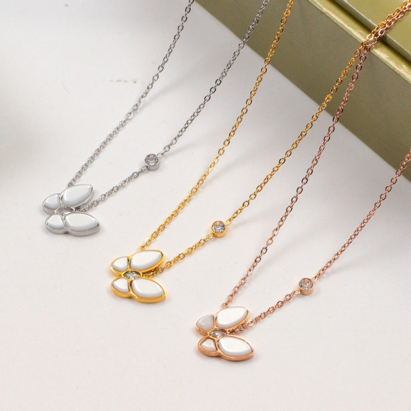 Van Cleef & Arpels Necklace 316L steel plating gold Jewelry