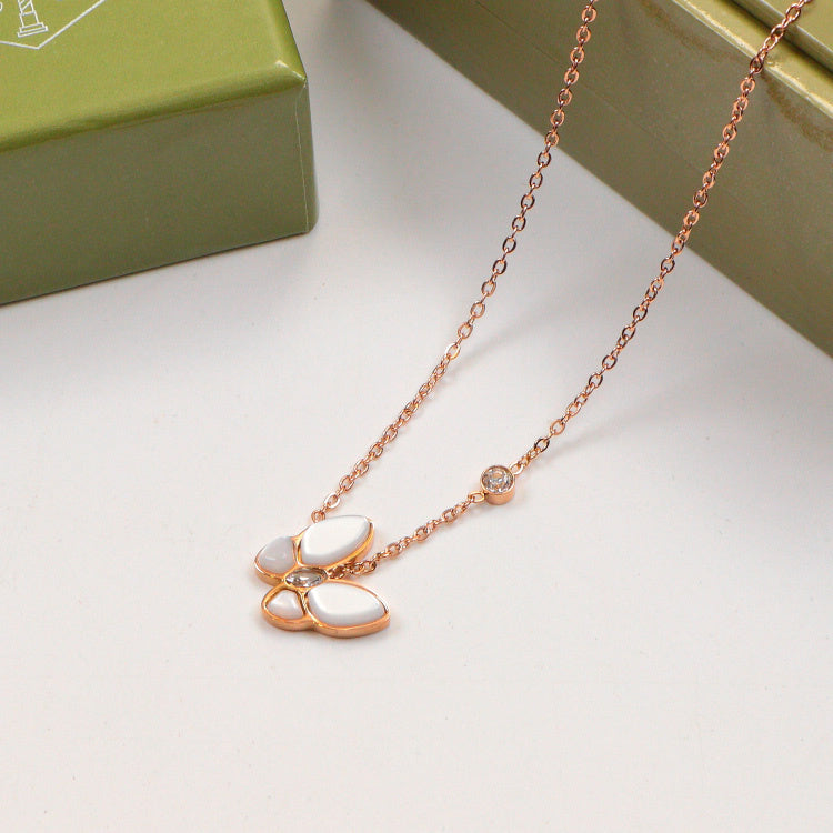 Van Cleef & Arpels Necklace 316L steel plating gold Jewelry