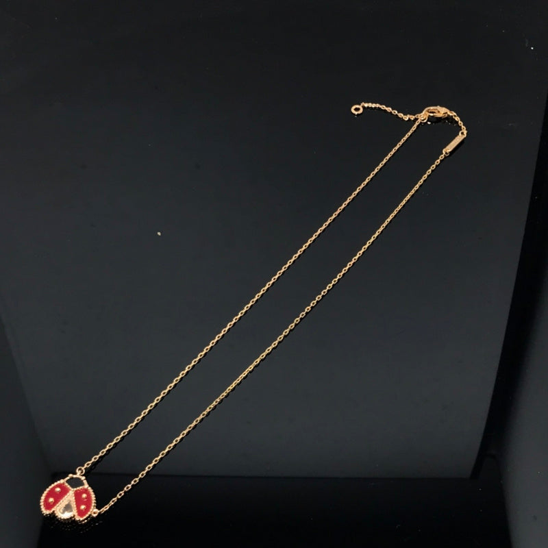 Van Cleef & Arpels  New open wings Ladybug necklace jewelry