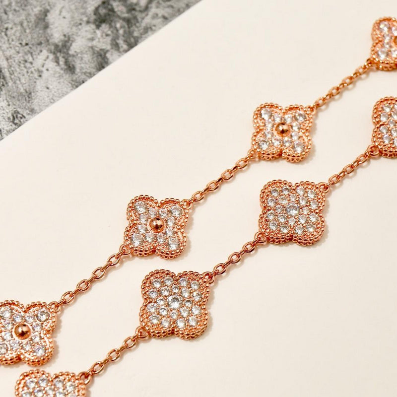 VAB14 Bracelet gold plated Jewelry diamond bracelet about 20cm Jewelry