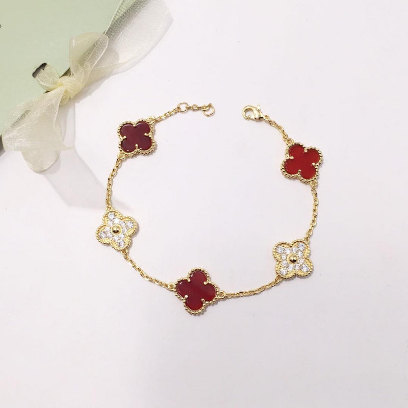 Van Cleef & Arpels  Fashion woman alloy bracelet Jewelry about 20cm extra
