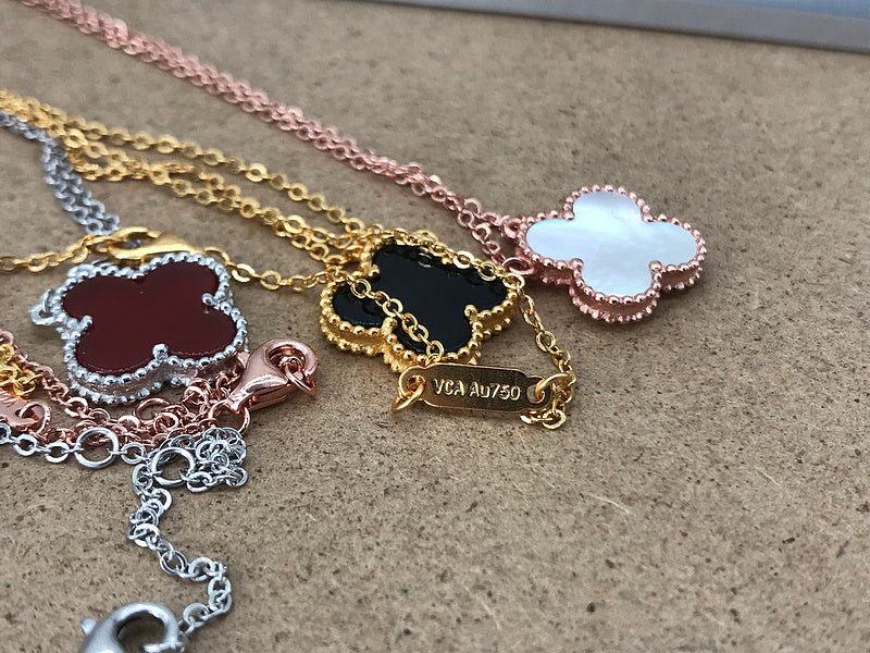 Van Cleef & Arpels Necklace Stainless steel gold plating Jewelry