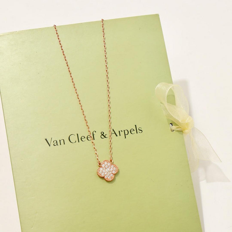 Van Cleef & Arpels Necklace 316L steel plating gold Jewelry