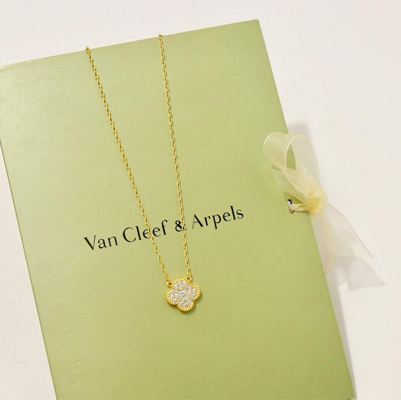 Van Cleef & Arpels Necklace 316L steel plating gold Jewelry