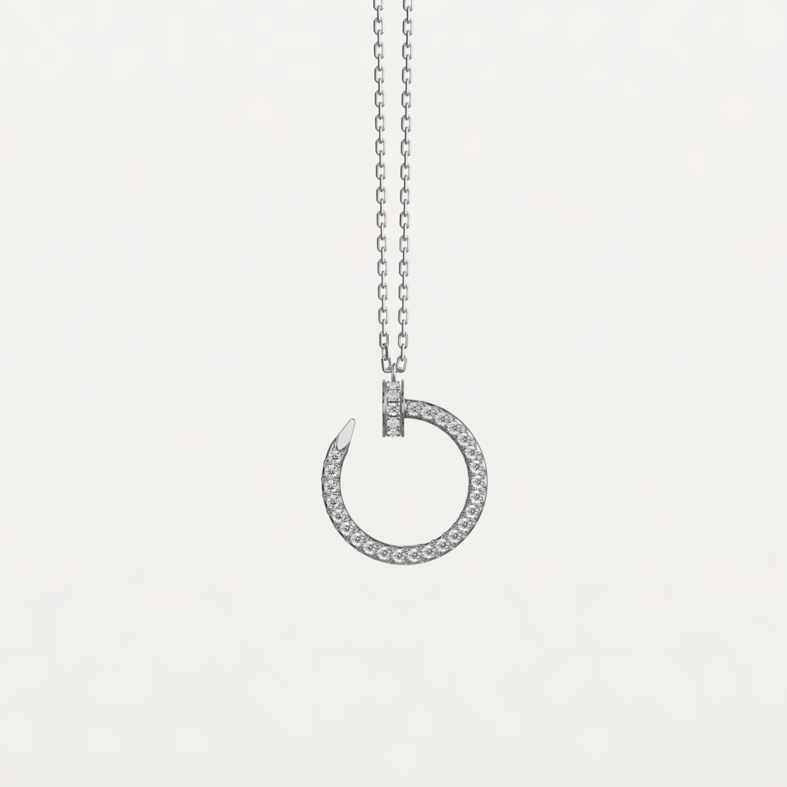 Cartier necklace Juste Un Clou Pendant, Diamonds