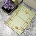 Van Cleef & Arpels necklaces 316L steel plating gold Jewelry VCA necklace two size  Jewelry