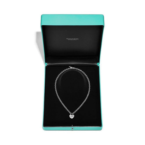 18K Return to Tiffany Full Heart Tag Chain Necklace
