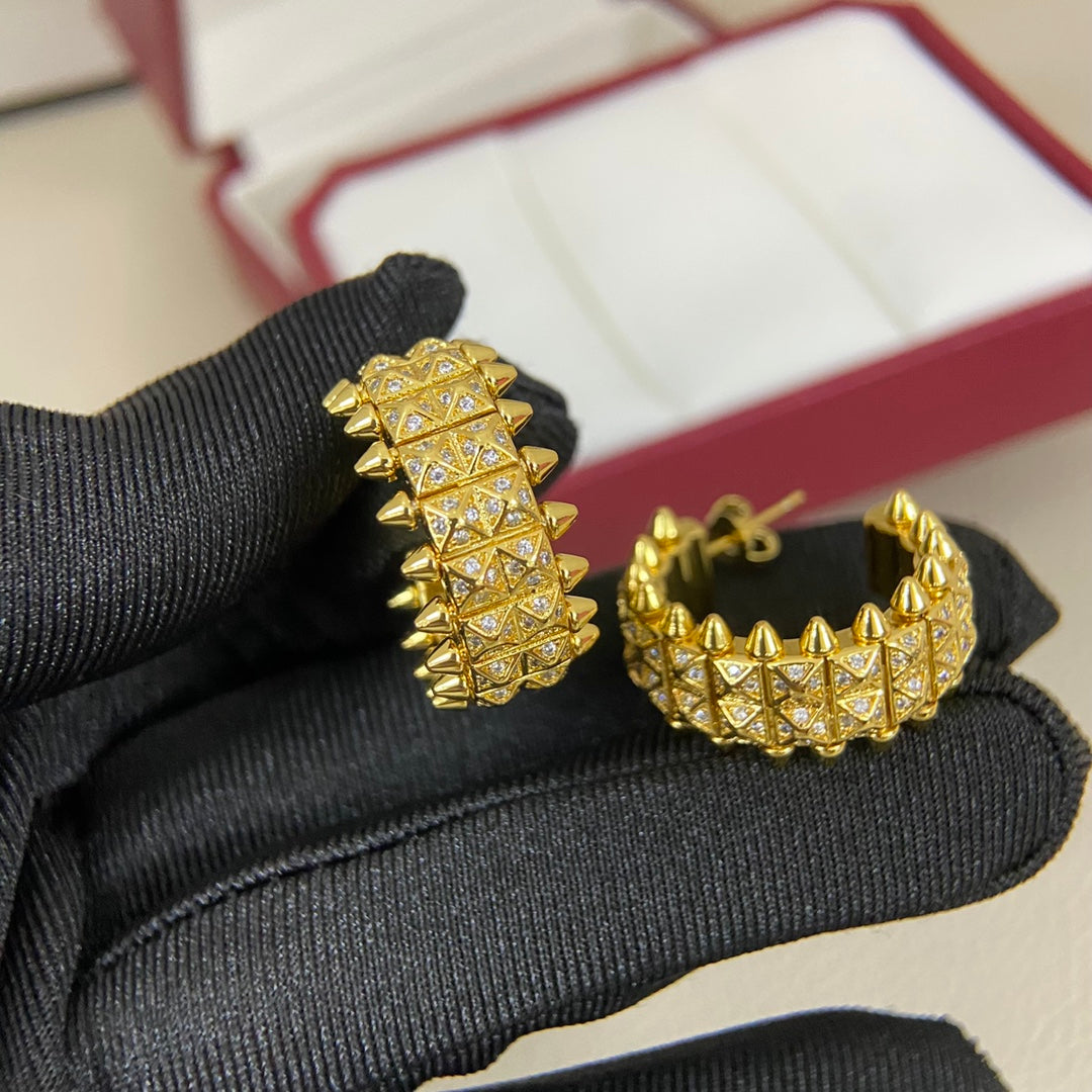 Cartier Earrings Clash de Cartier Hoop Diamond Earrings